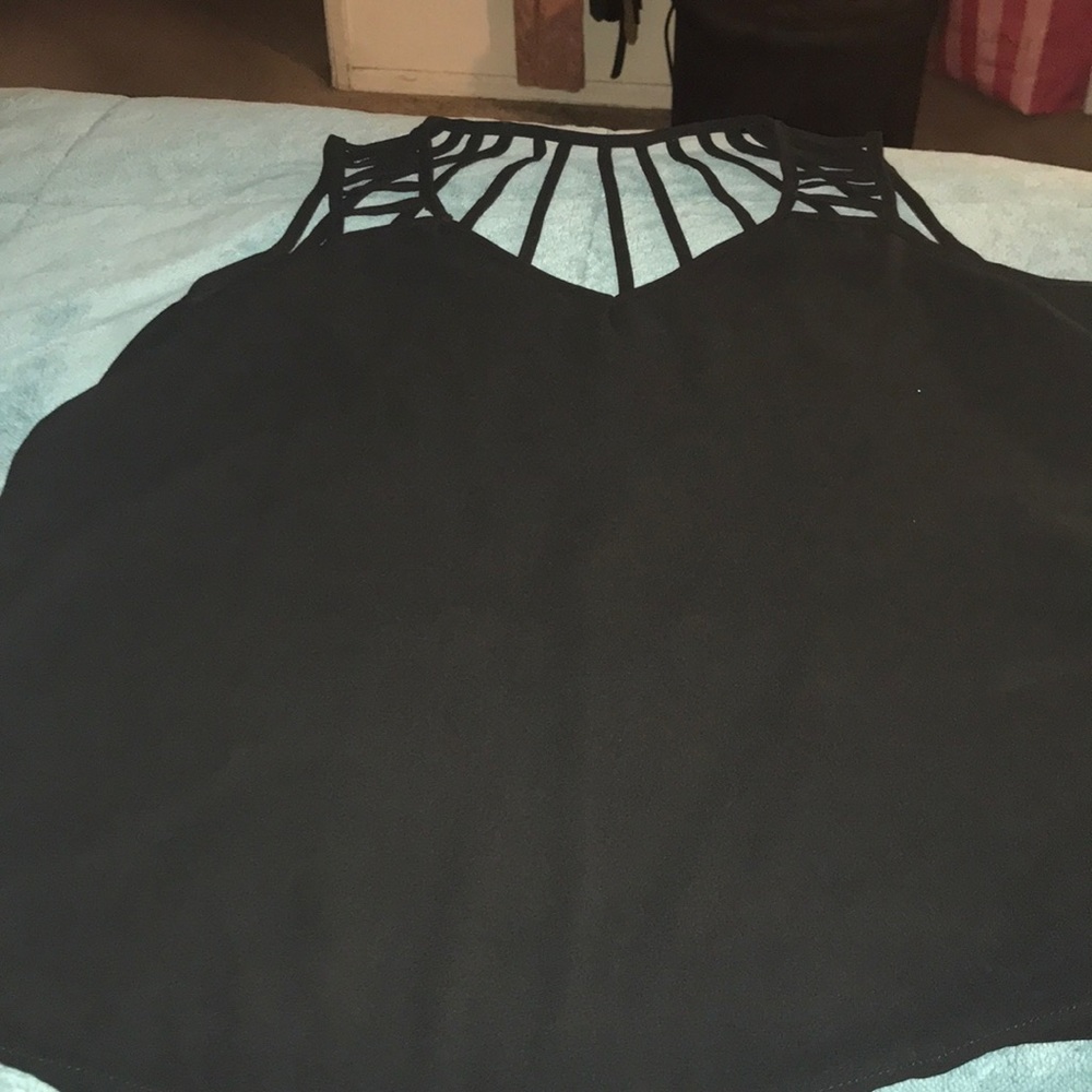 Love brand semi open back blouse